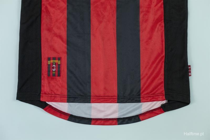 RETRO 98/00 AC Milan Home Soccer Jersey