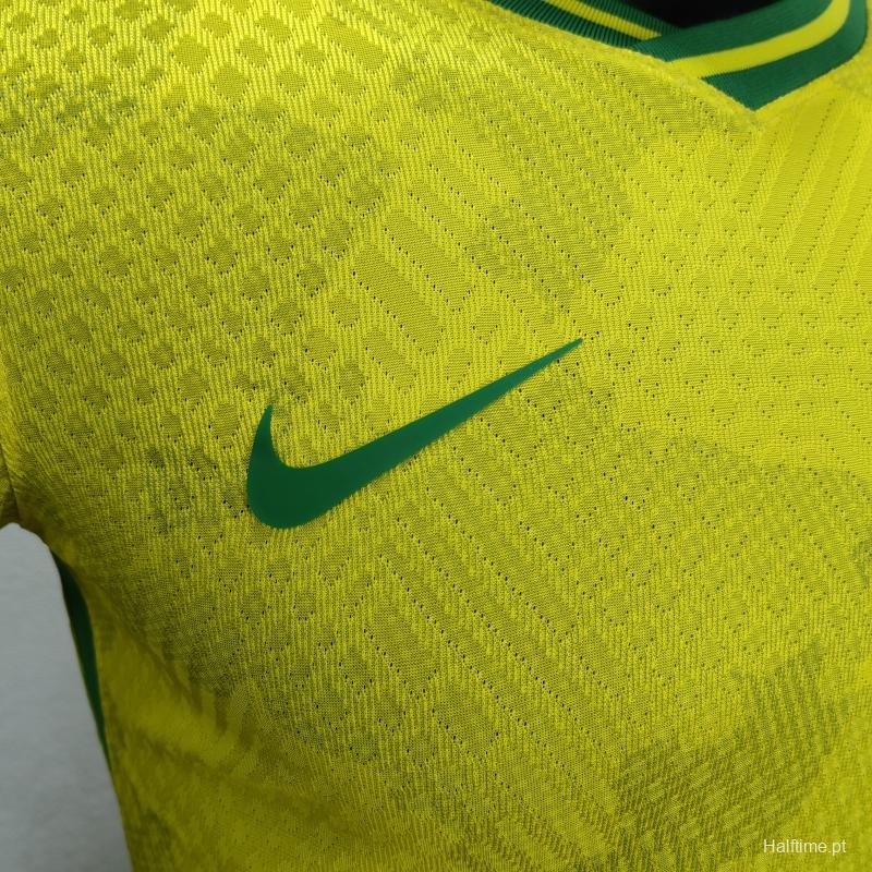 Player Version 2022 Brazil Yellow Special Jersey