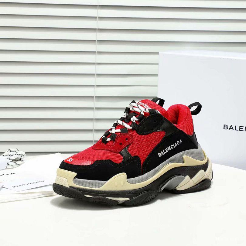 Men/Women Balenciaga Triple S MutiColor Clear Sole 2 Color Sneaker  Item 6380340