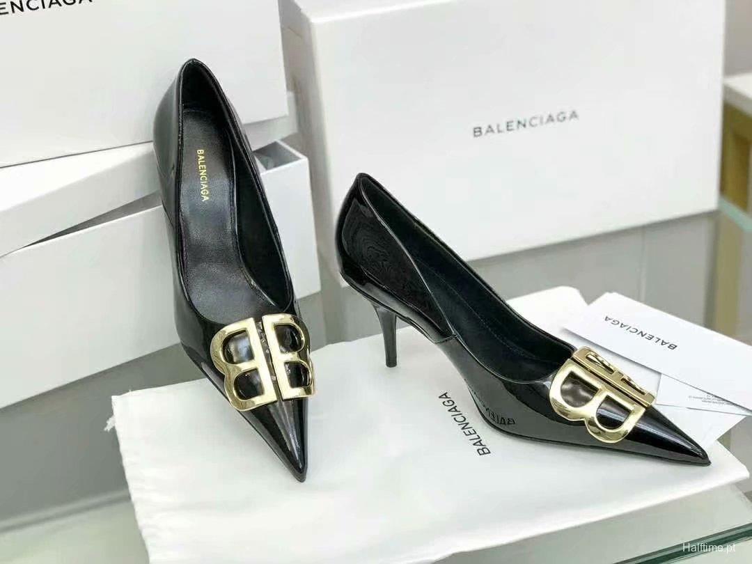 2 Color Women Balenciaga High Heels Shoes