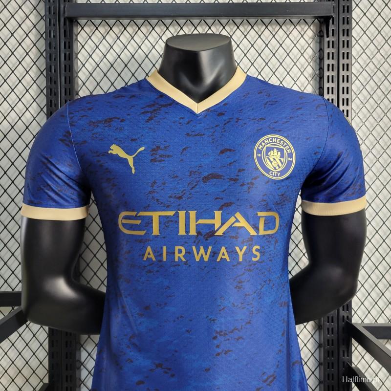 Player Version 23-24 Manchester City Special Blue Jersey