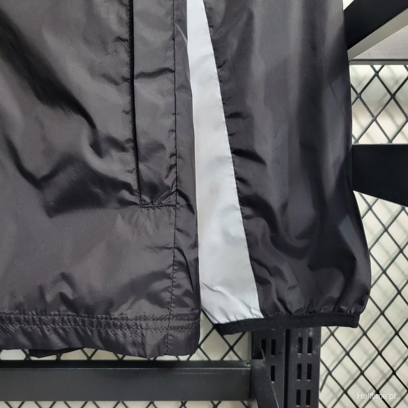 23-24 PSG Black Windbreaker