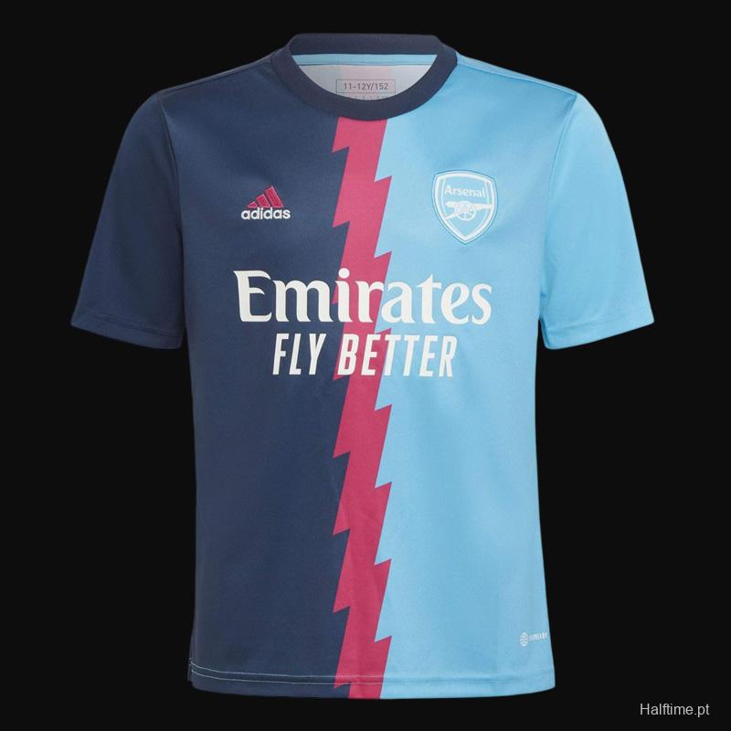 22/23 Arsenal Blue Pre-Match Jersey