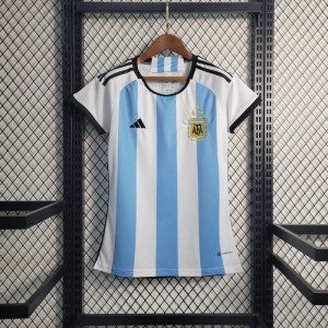 3-Stars Women 2023 Argentina Home Jersey