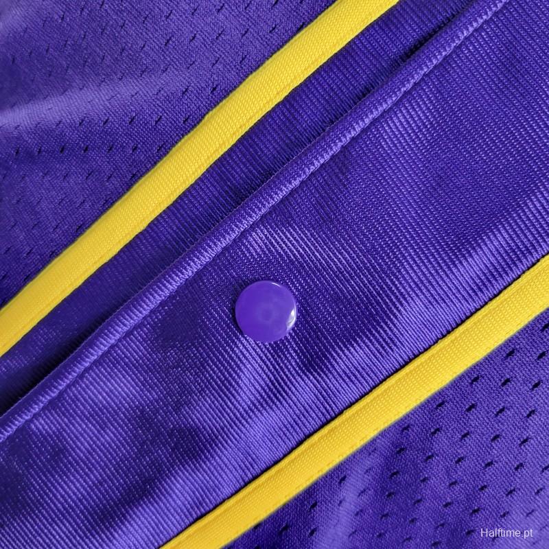 2023 NBA Lakers STATEMENT BASEBALL Purple Jersey