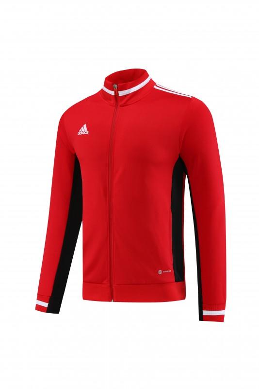 2023 Adidas Red Black Full Zipper Jacket +Pants