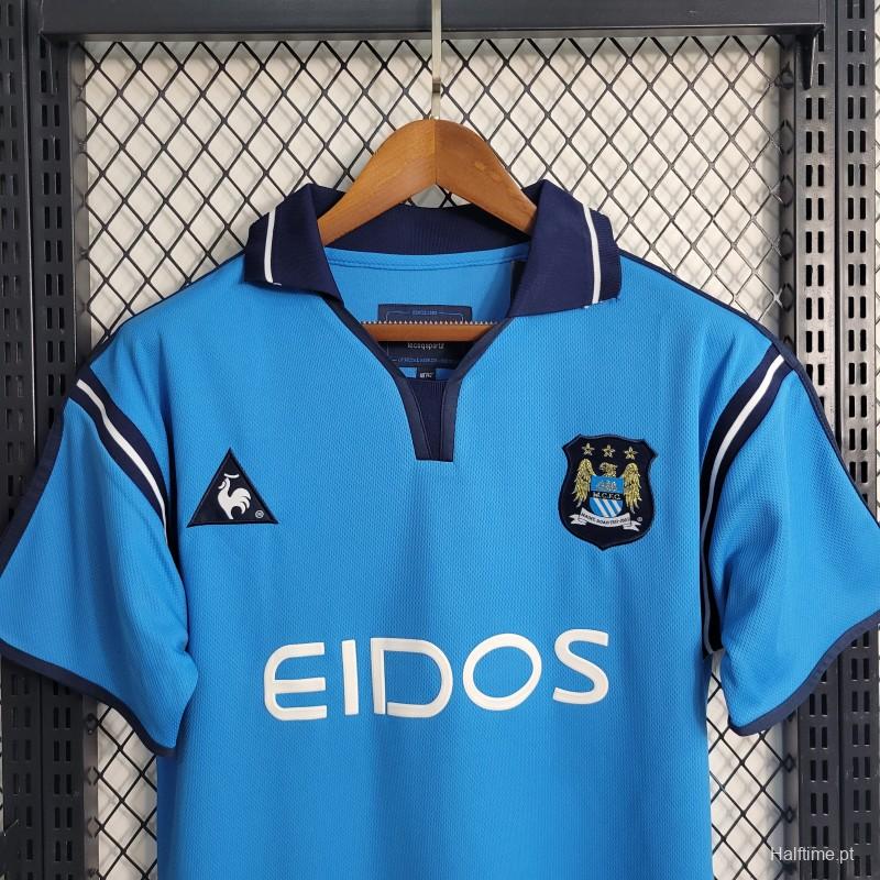 Retro 01/02 Manchester City Home Jersey