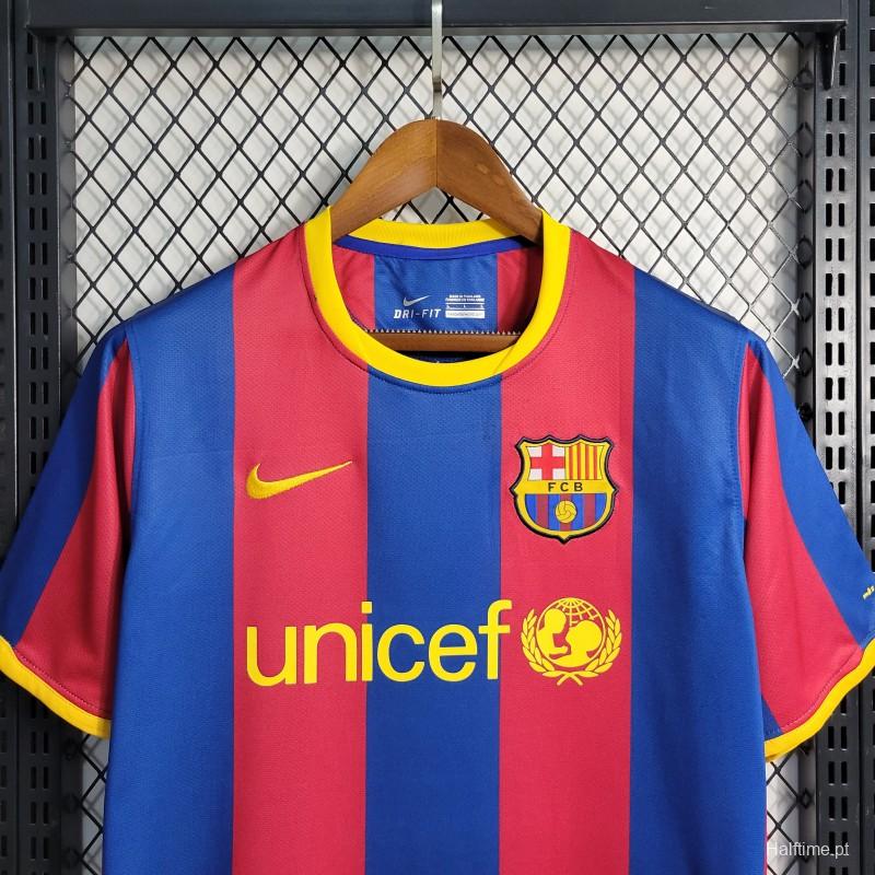 Retro 10/11 Barcelona Home Jersey