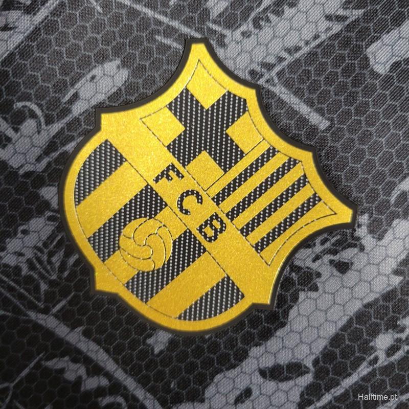 23 24 Barcelona Black Gold Special Edition Jersey Halftime