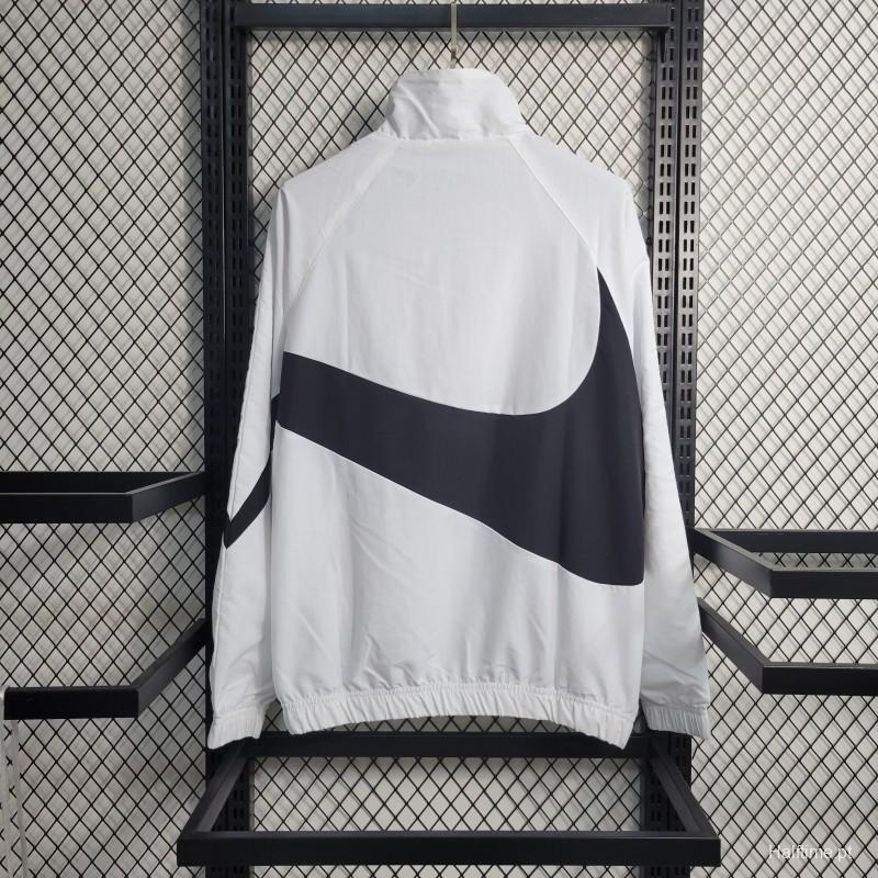 2023 Nike White Black Windbreaker