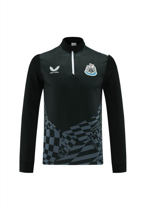 23/24 Newcastle United Black Half Zipper Jacket+Pants