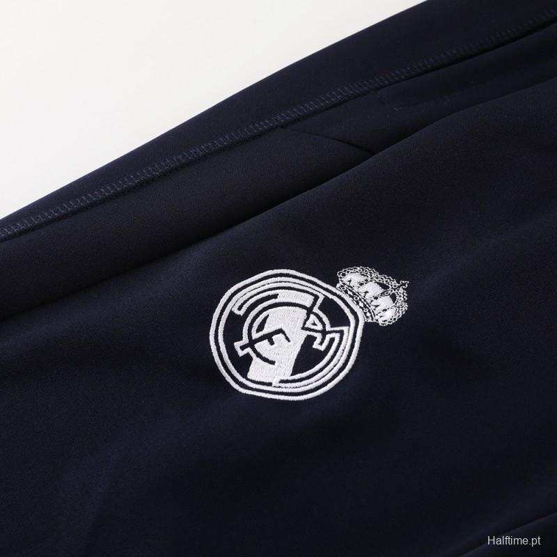 23/24 Real Madrid Navy Full Zipper Jacket+Pants