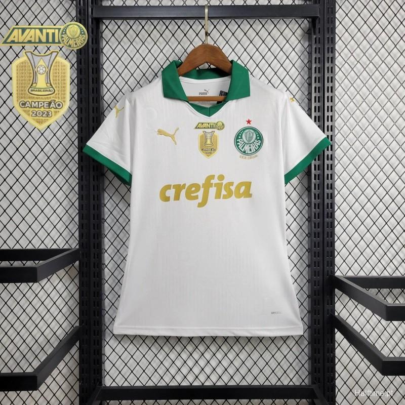 24/25 Women Palmeiras Away White Jersey + All Sponsors