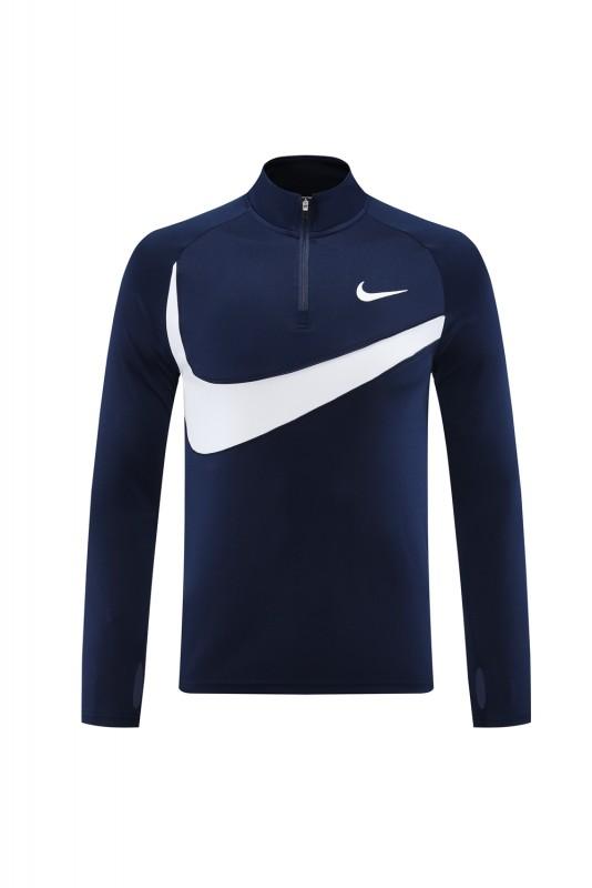 2024 Nike Navy/White Half Zipper Jacket+Pants