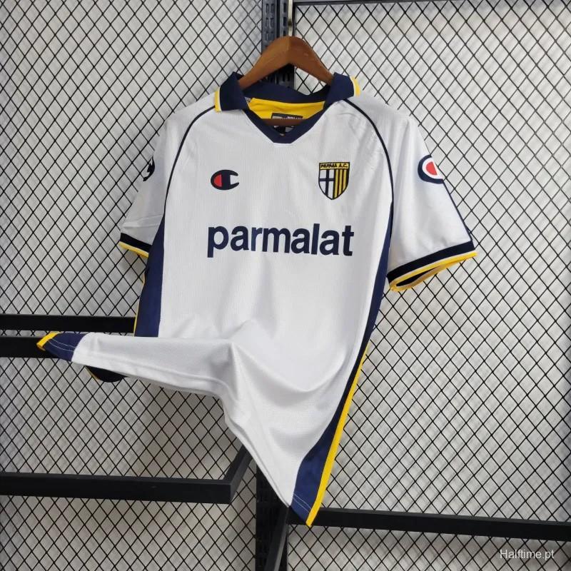 Retro 03/04 Parma Calcio Away White Jersey