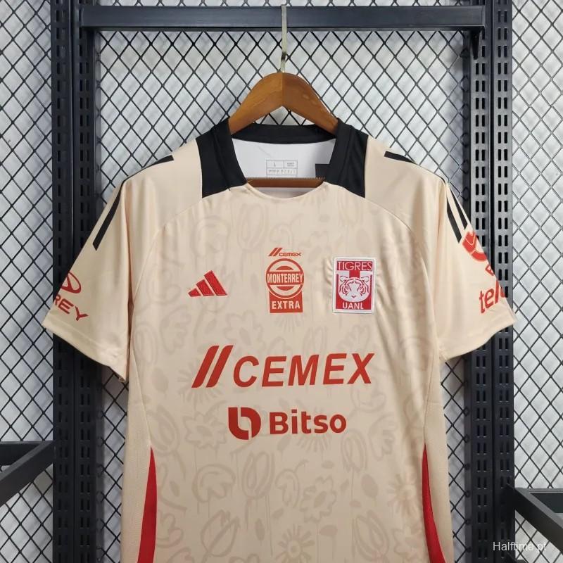 24/25 Tigres UANL Earth Day 2024 Beige Jersey