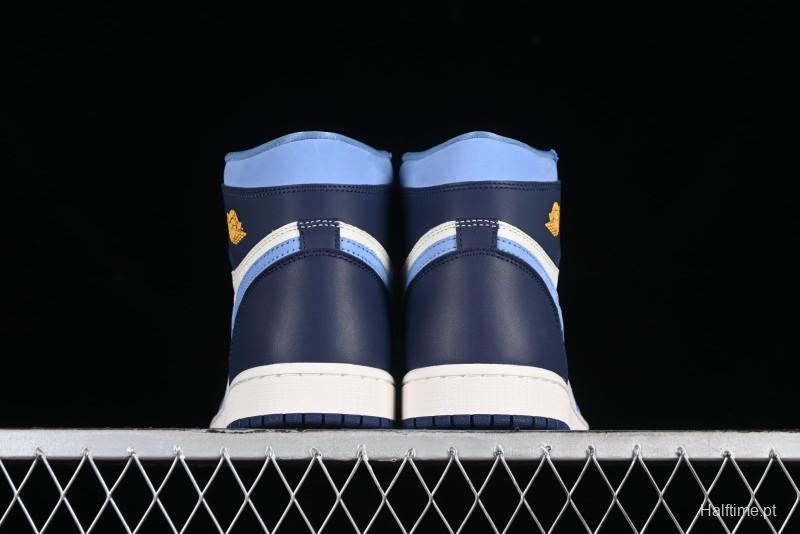 Air Jordan 1 High-Top "First in Flight" Obsidian 2.0  Basketball Shoes