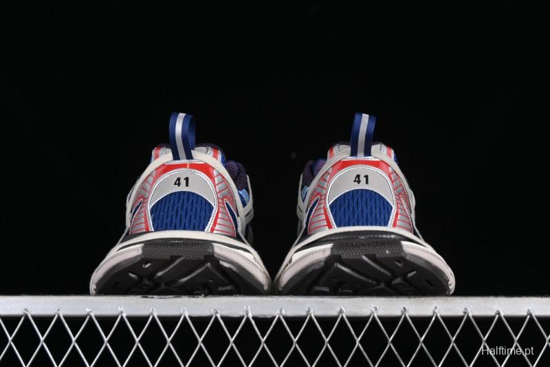 Balenciaga Phantom Sneaker 10th Generation Lace-Up Running Shoes with Transparent Heel Strap - W3XLL0525