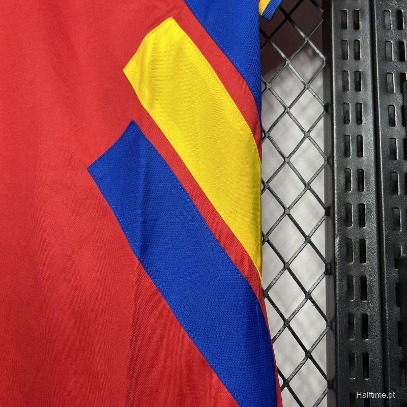 Retro 1994 Romania Away Red Jersey