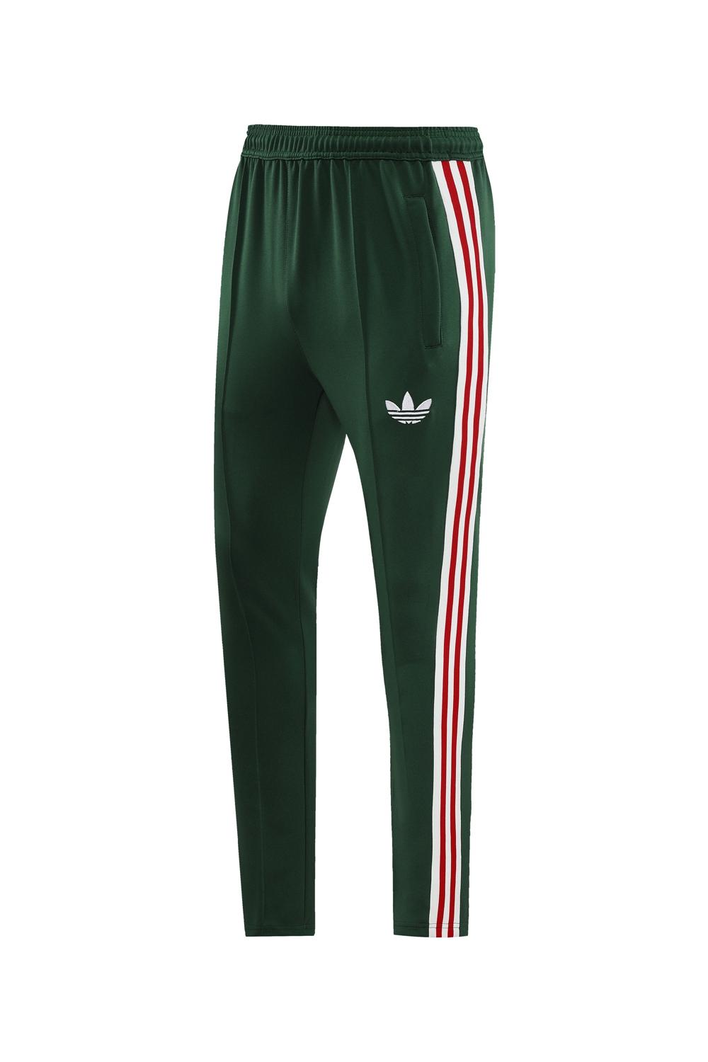 2024 Mexico Green Full Zipper Jacket +Long Pants