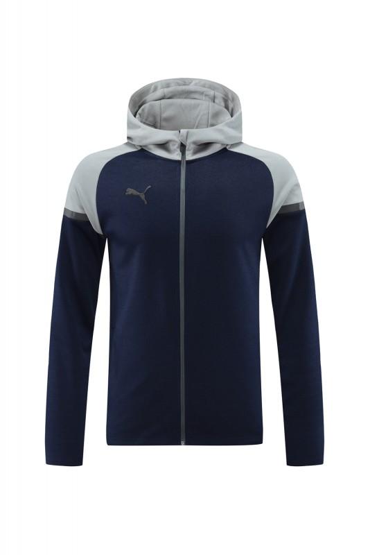 2024 Puma Navy/Grey Full Zipper Jacket +Long Pants