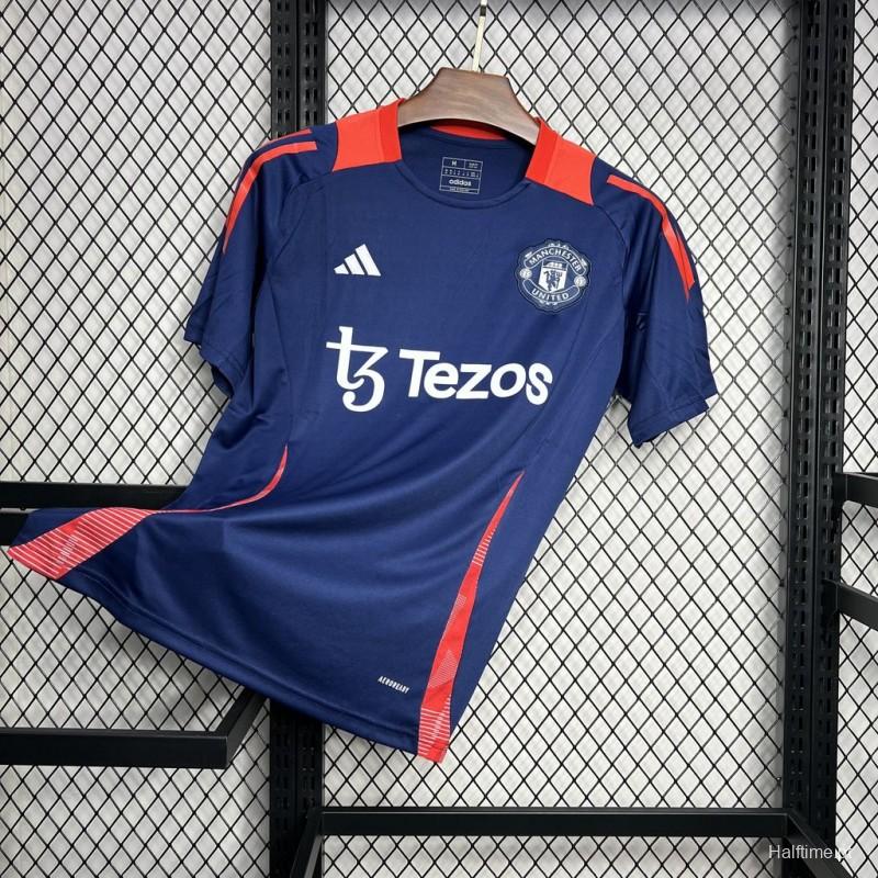 24/25 Manchester United Navy Pre-match Jersey