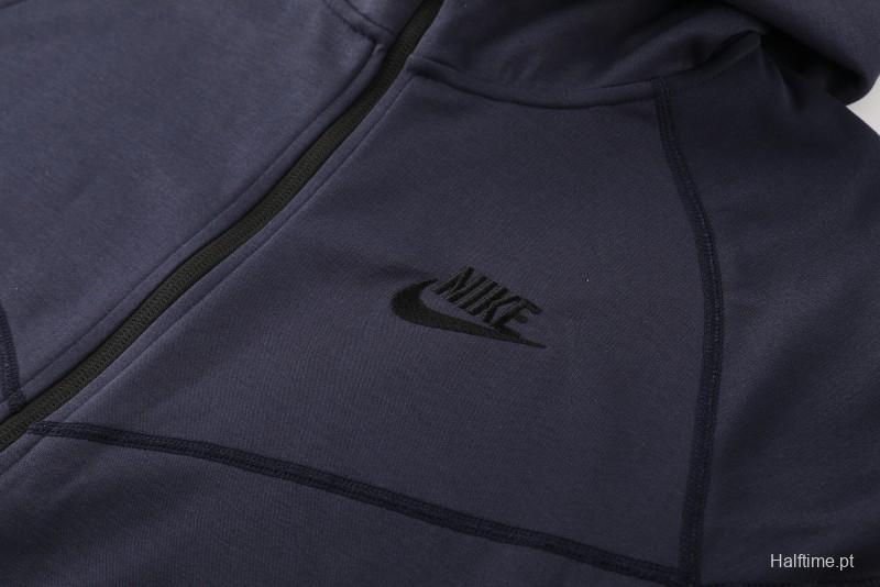 24/25 Nike Navy Hoodie Full Zipper Jacket +Long Pants