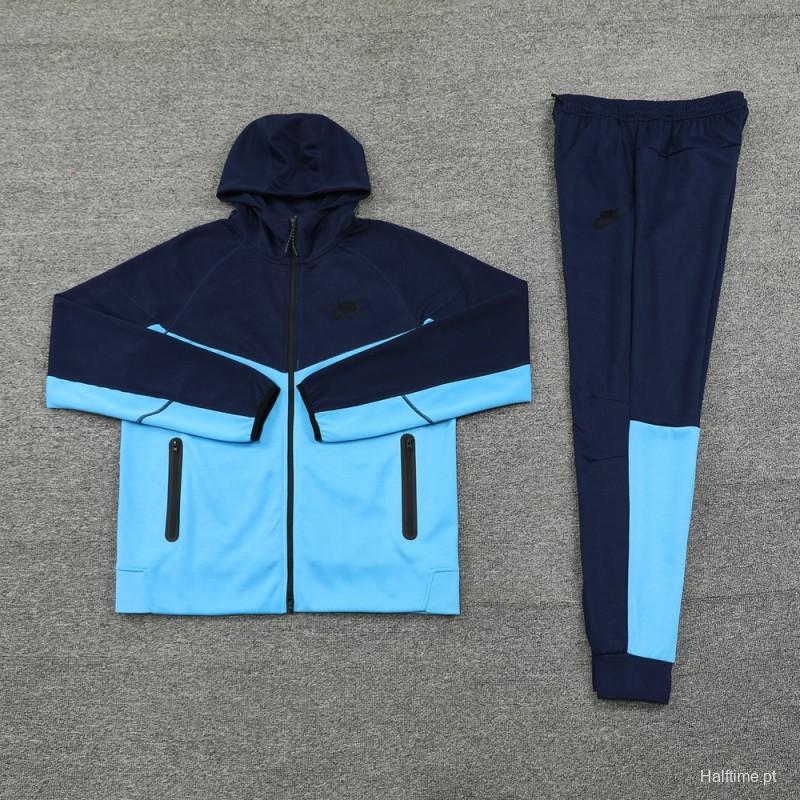 2024 NIKE Navy/Blue Full Zipper Jacket +Long Pants