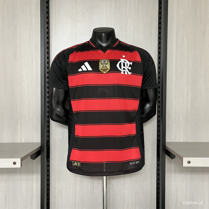 25/26 Player Version Flamengo Home All Sponsor S-XXXXL Jersey