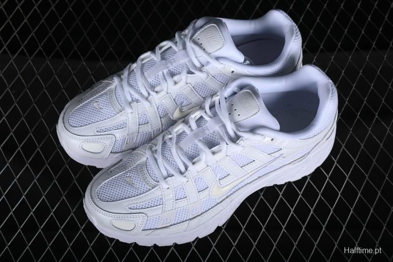 Nike P-6000 PRM Retro Casual Sneakers with Lightweight Design - BV1021-102