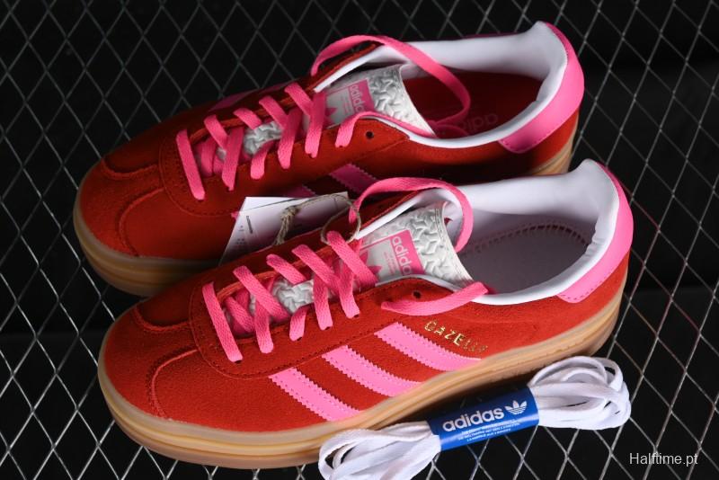 Adidas Originals Gazelle Bold IH7496 Low-Top Sneakers with Thick Sole for Slip Resistance and Durability