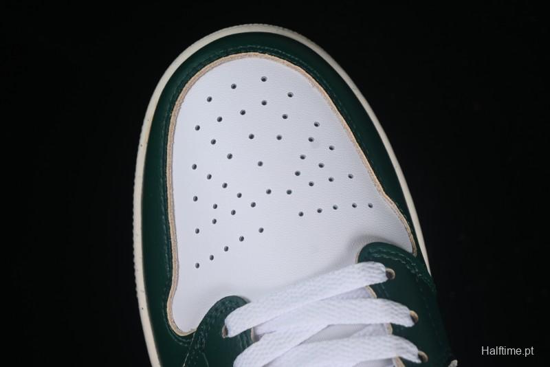 Nike Air Jordan 1 Low AJ1 White Green Low Top Casual Sneakers - FQ7687-300