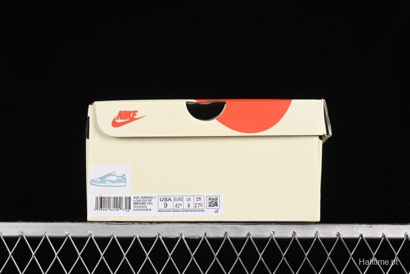 Nike Travis Scott x Fragment Design x Air Jordan 1 Low OG SP AJ1 Retro Sneakers - BB6588-101