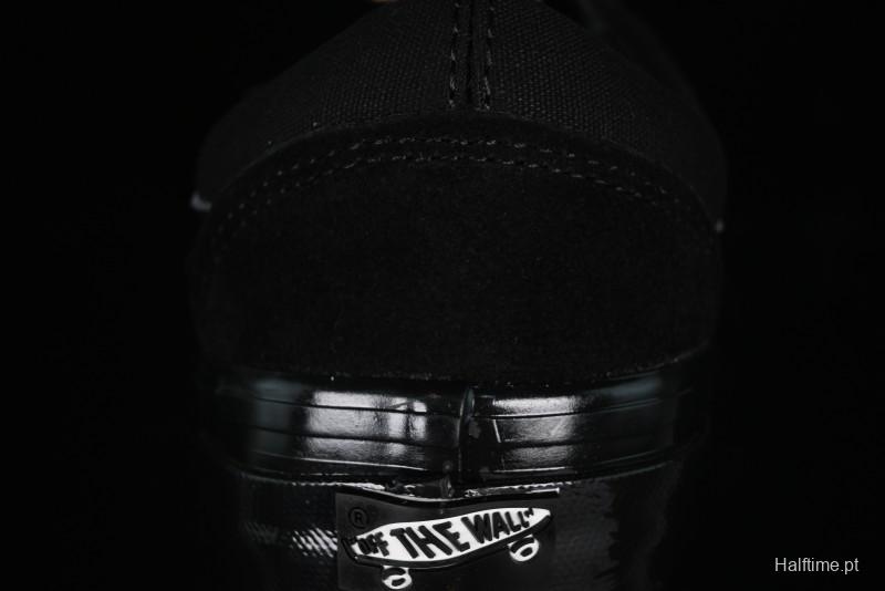 Vans Old Skool Premium Black Suede Retro Skate Shoes - VN000CXTBKA