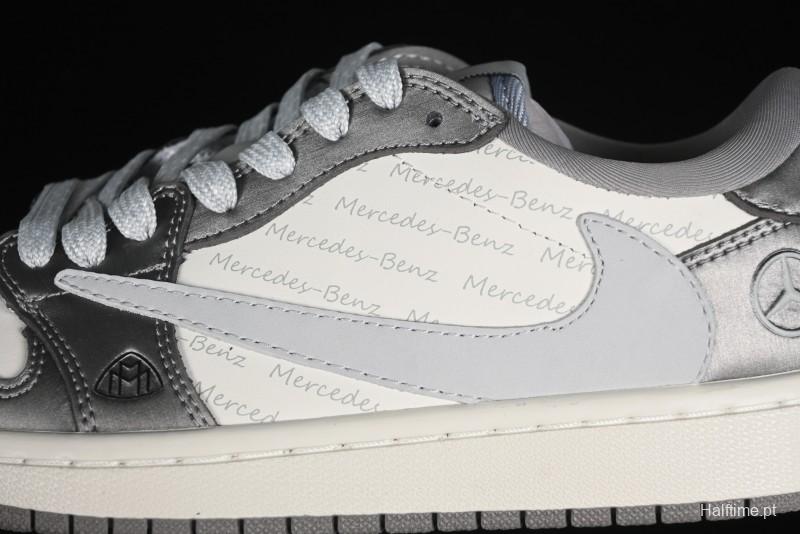 Nike Travis Scott x Fragment Design x Air Jordan 1 Low OG SP AJ1 Culture Casual Sneakers - AG3702-802