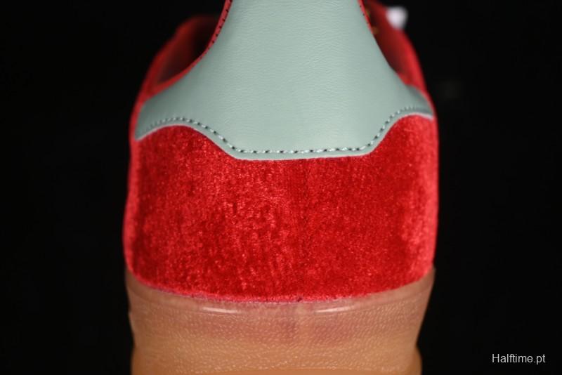 Adidas Originals Gazelle Indoor Sneakers with Thick Sole for Casual Wear Non-Slip耐磨 Low-Top Board Shoes - IG6786