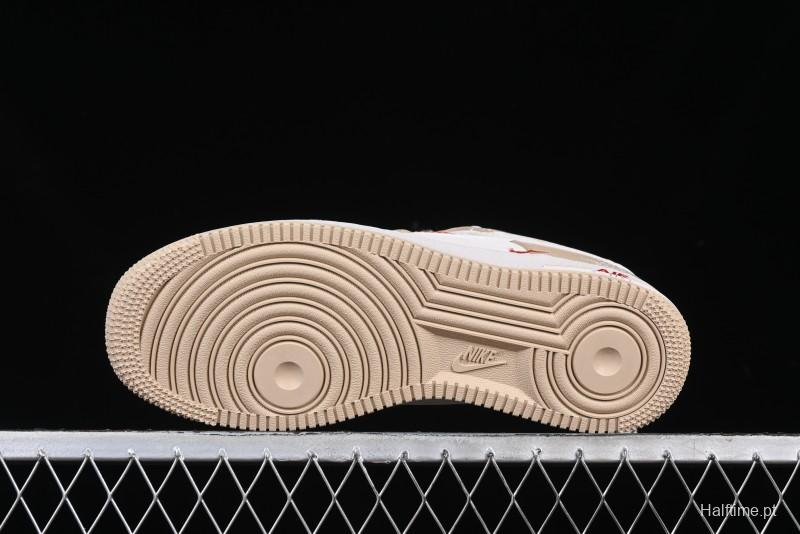 Nike Air Force 1 '07 Low The North Face Collaboration Casual Sneakers in Milk Tea - DM6688-048