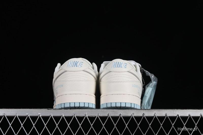 Nike SB Dunk Low LV Collaboration Anniversary Edition Premium Custom Low-Top Casual Sneakers - BB8766-209