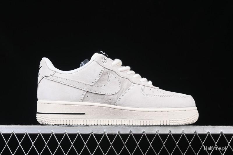 Nike Air Force 1 '07 Low Supreme Champion Collaboration Off-White Mini Swoosh Casual Sneakers - SJ6698-020