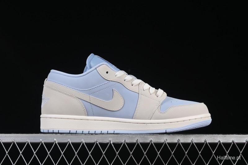 Nike Air Jordan 1 Low "Hydrogen Blue" Casual Sneakers with Retro Design - IB4003-407