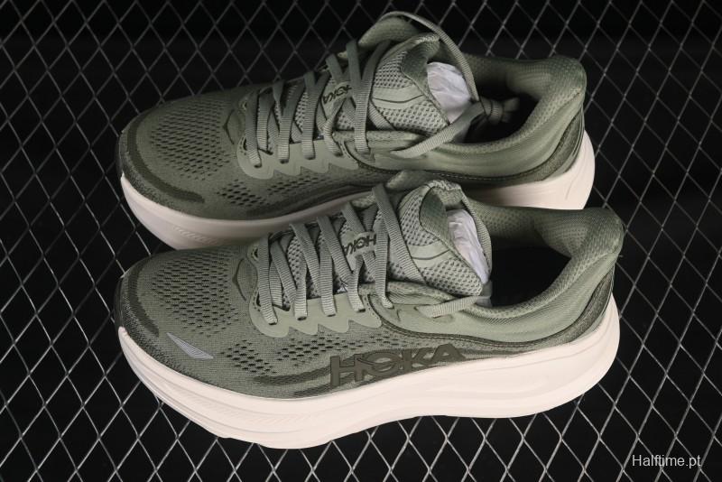 HOKA ONE ONE Bondi 9 Cushioned Running Shoes with Soft EVA Midsole - 1162011 SSSC
