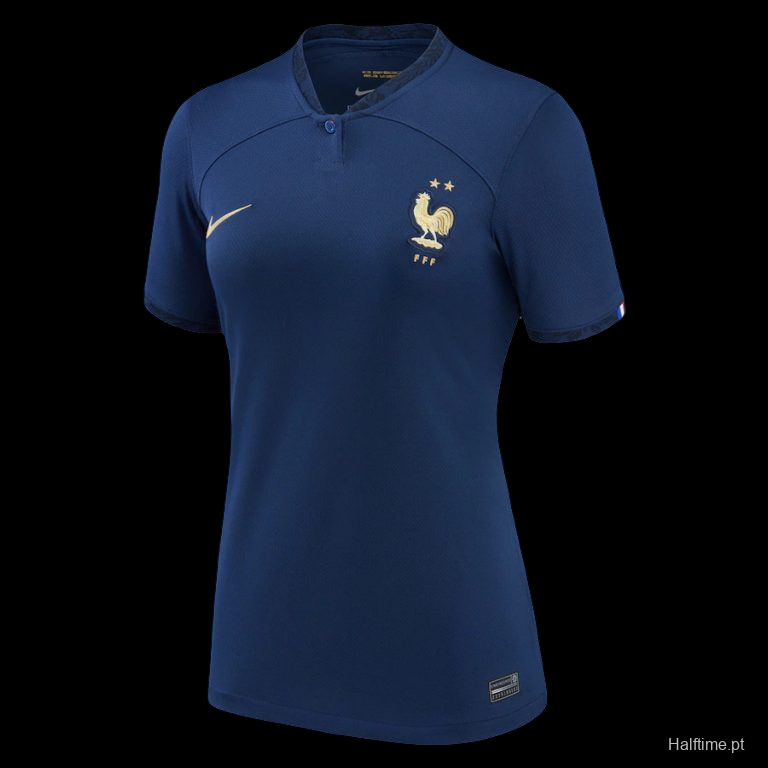 2022 France Home Woman Soccer Jersey