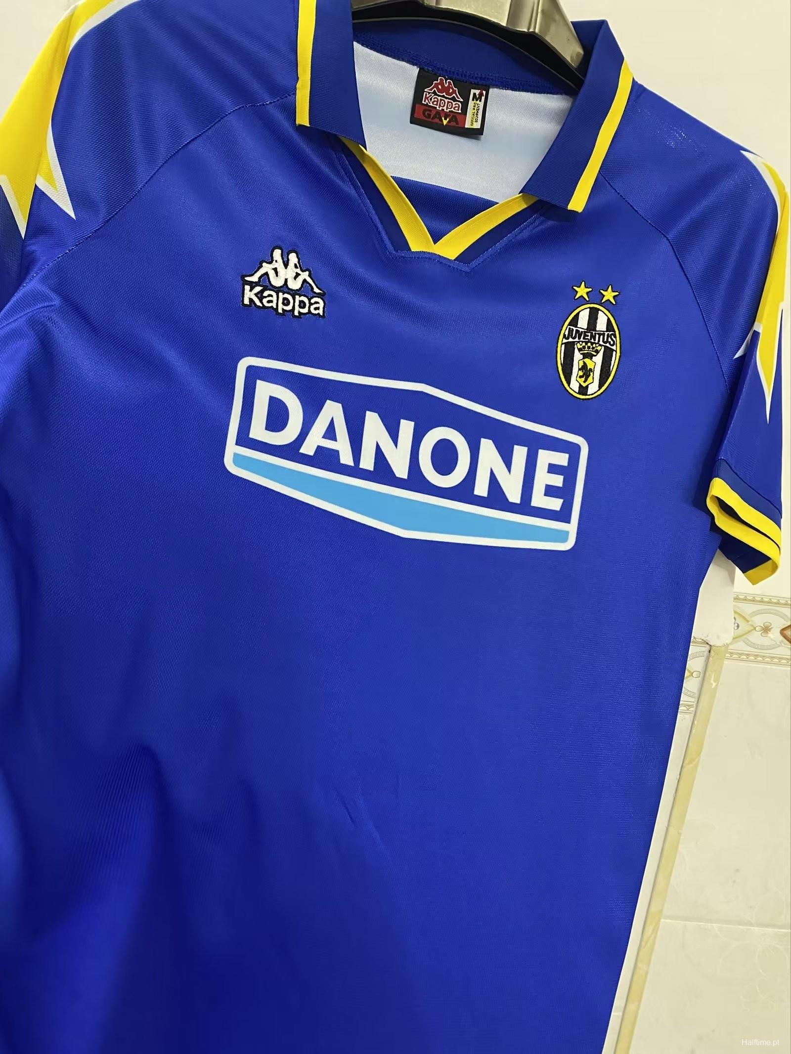 Retro 94/95 Juventus Away Blue Jersey