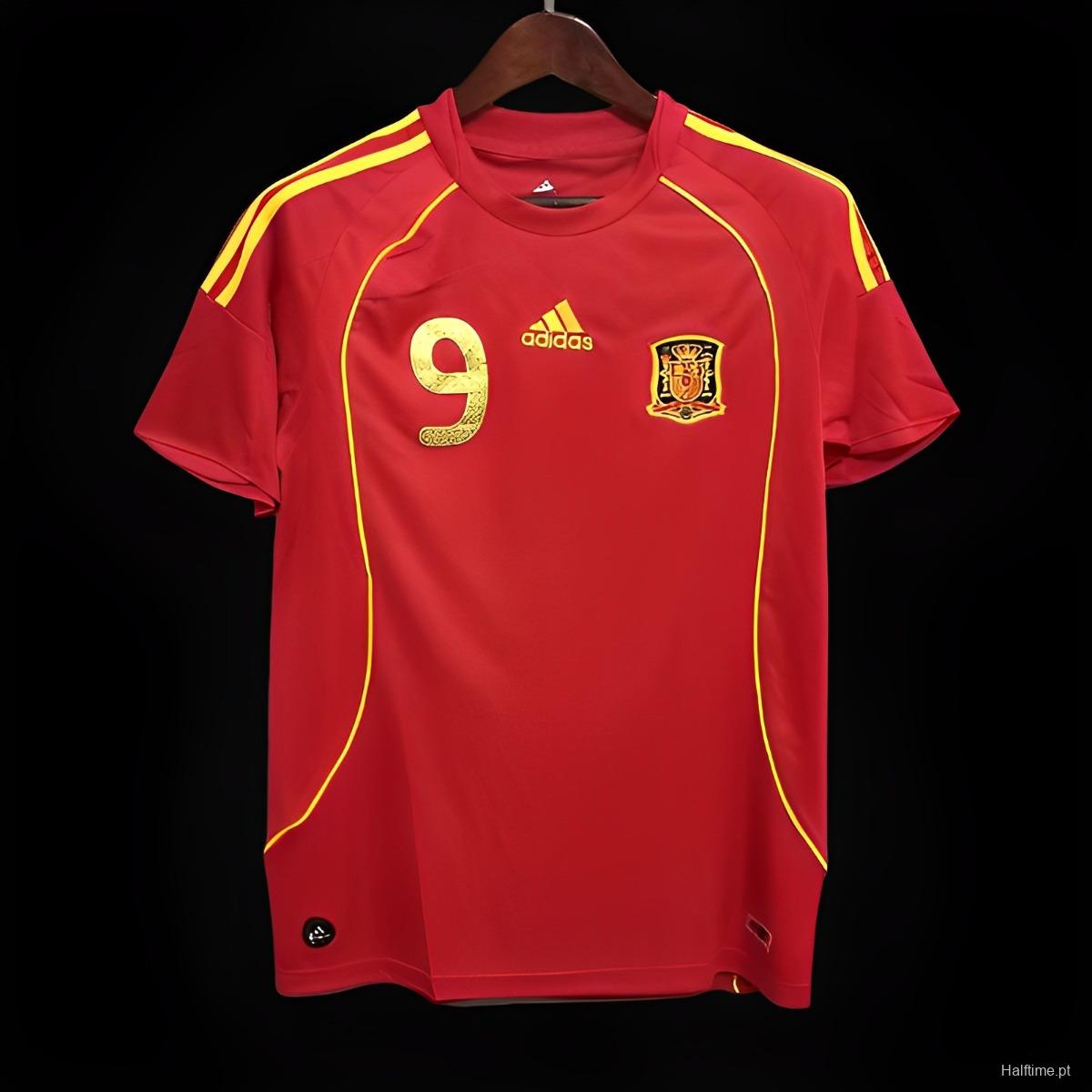 Retro 2008 Spain Home Jersey