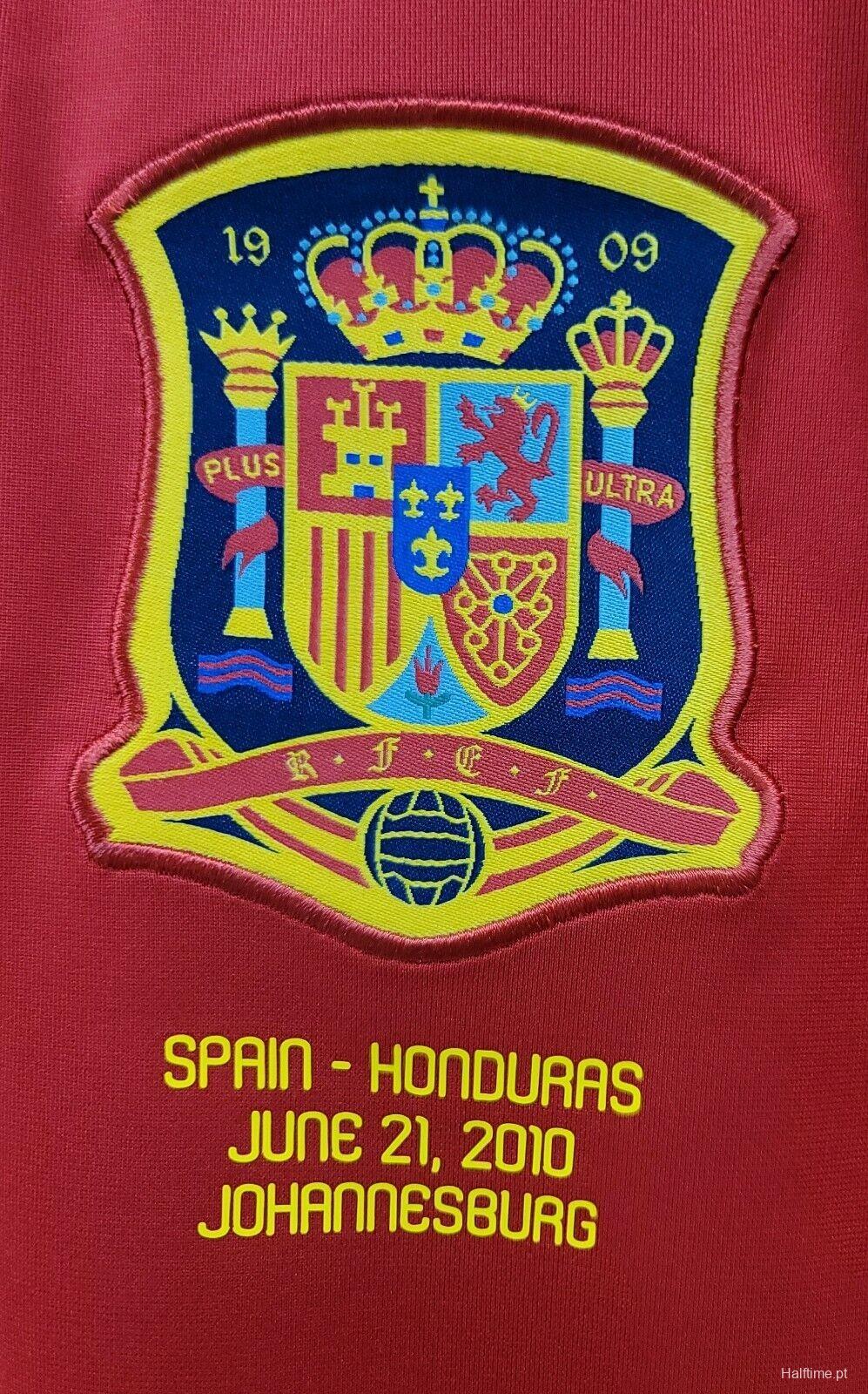 Retro 2010 Spain Home Jersey