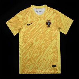 2024 Portugal Yellow Goalkeeper Jersey