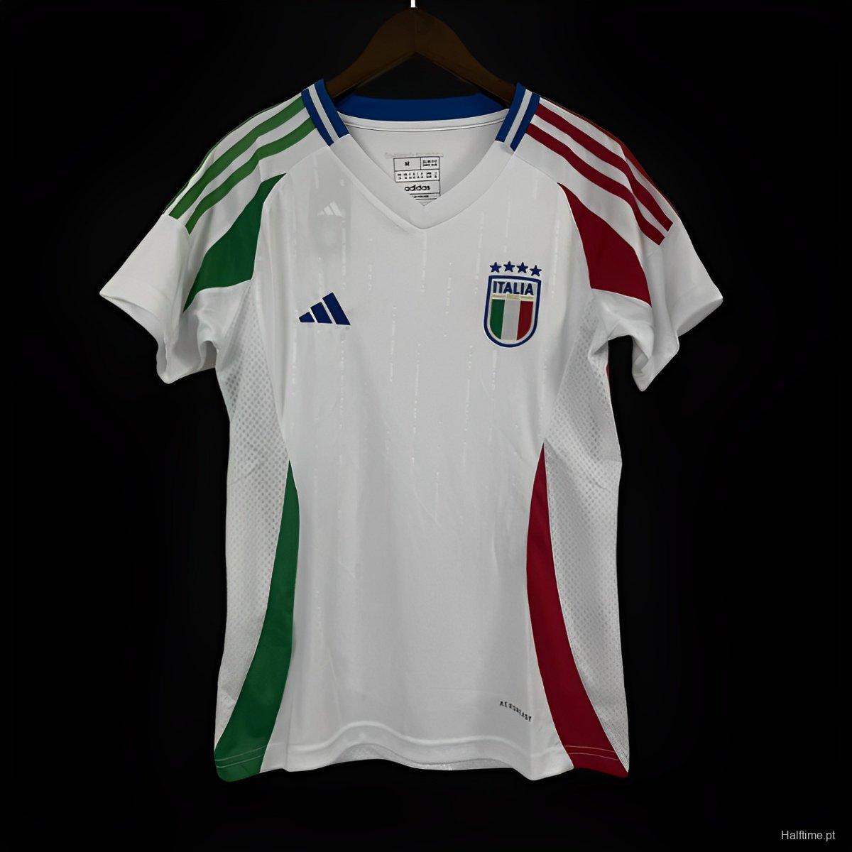 2024 Women Italy Away White Jersey