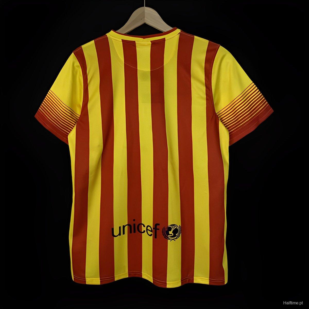 Barcelona yellow fashion jersey