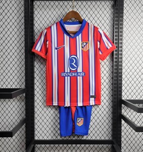 24/25 Kids Atletico Madrid Home 16-28 Jersey