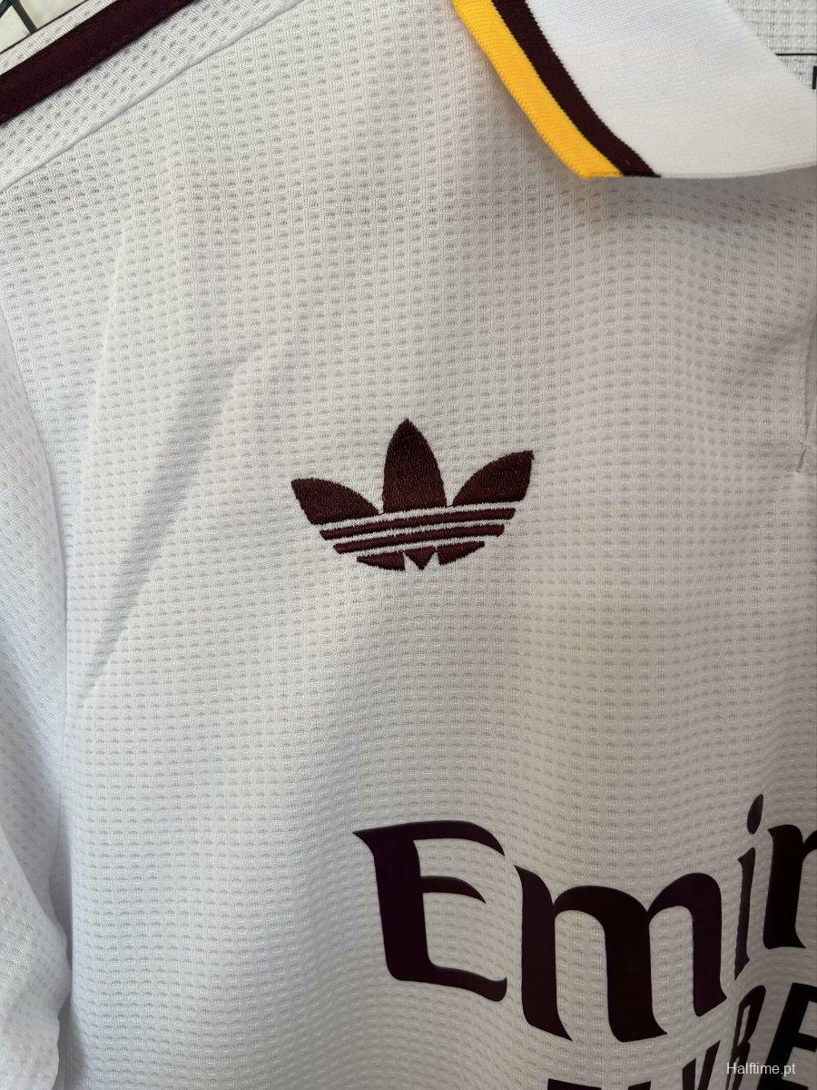 25/26 Arsenal Away White Jersey